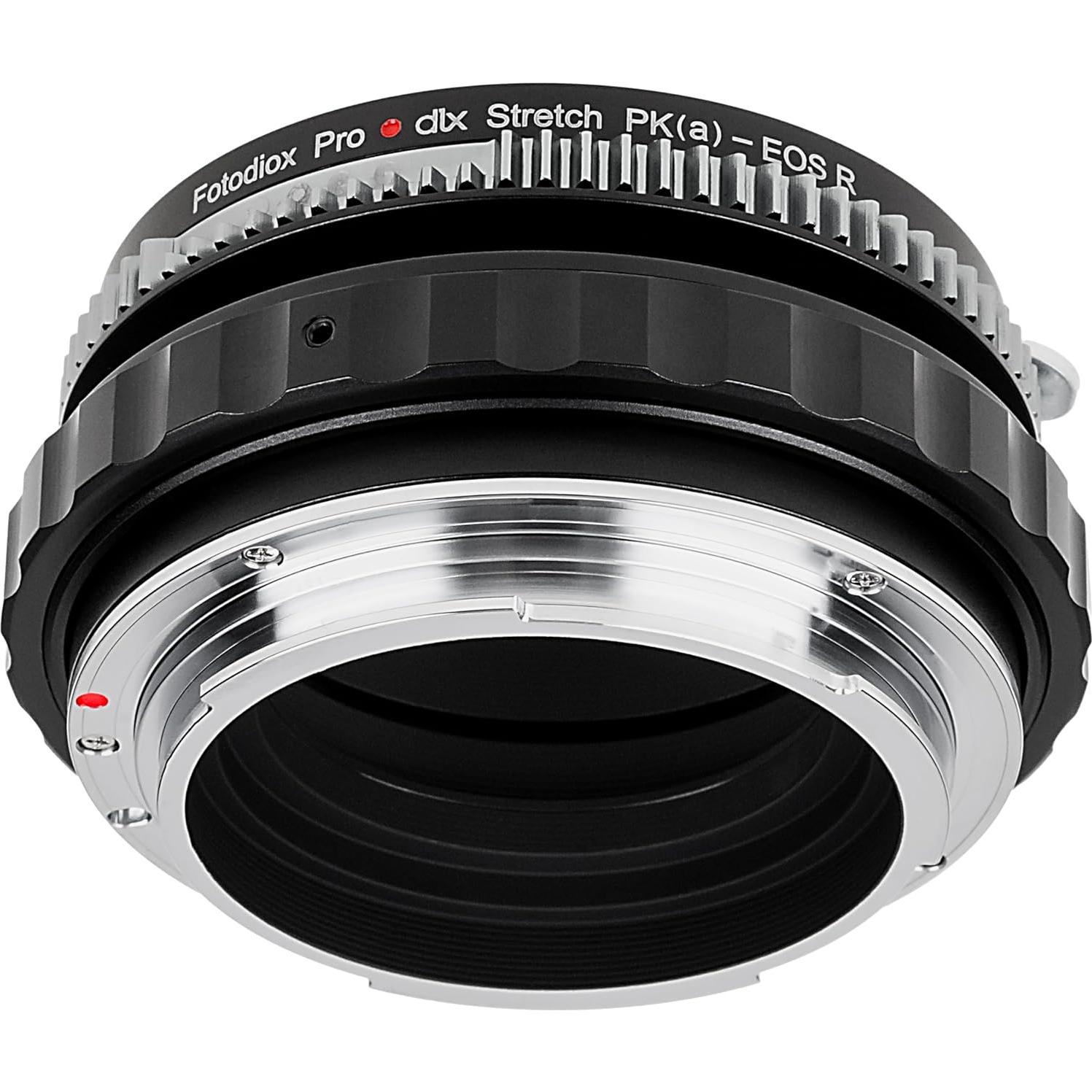 Adaptador Fotodiox DLX Stretch Pentax K a EOS R/RF con Filtros ND