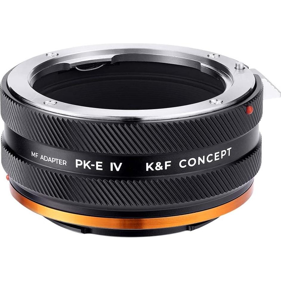 Adaptador de Montura K&F Concept IV PRO Pentax K a Sony E