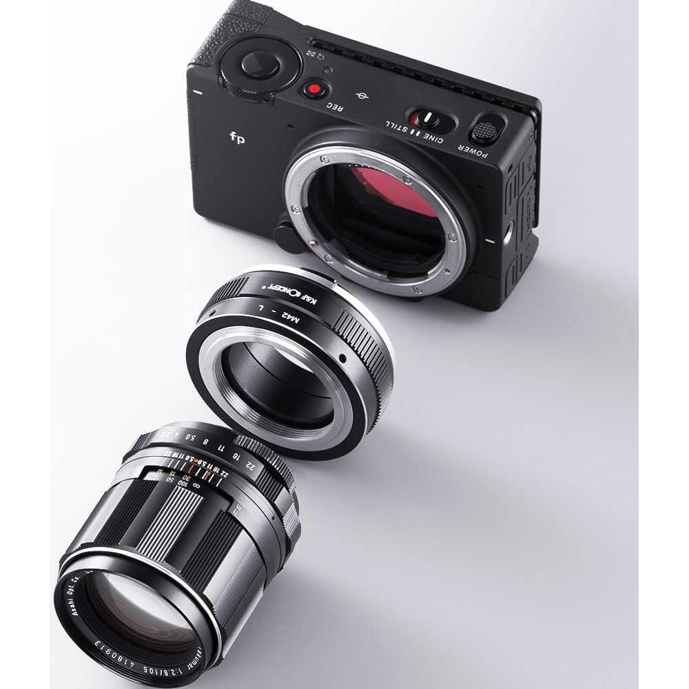 Adaptador de Montura de Lente K&F Concept M42 a Cuerpo L