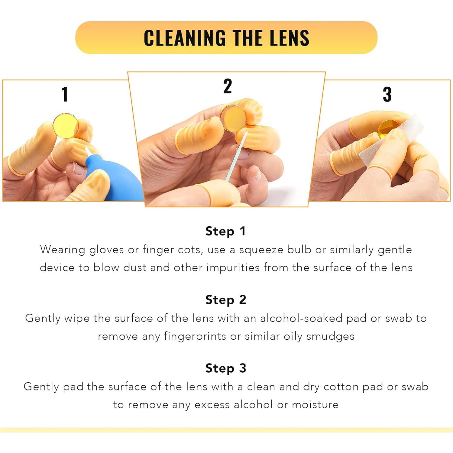 Lente de Foco ZnSe 18mm OMTech para Grabadoras Láser CO2 50W-80W