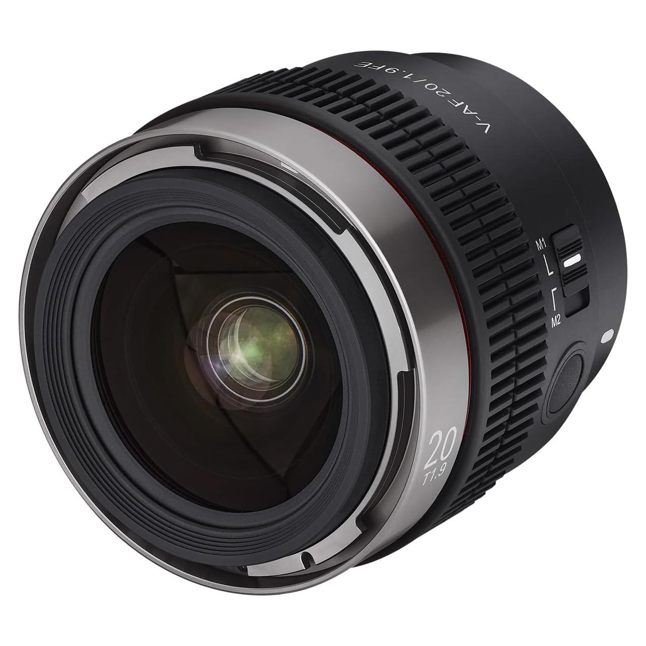 Lente de Video Samyang V-AF 20 mm T1.9 FE para Sony E