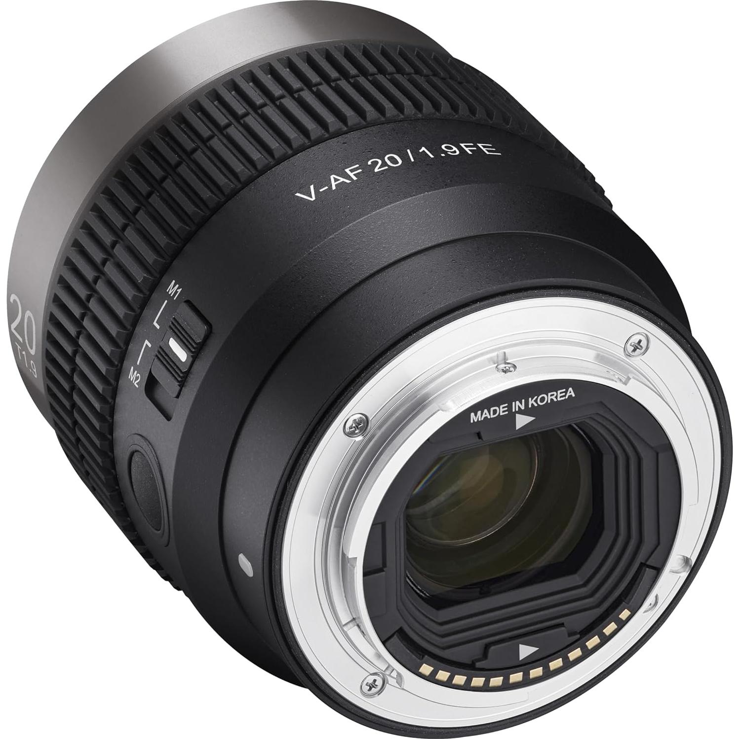 Lente de Video Samyang V-AF 20 mm T1.9 FE para Sony E
