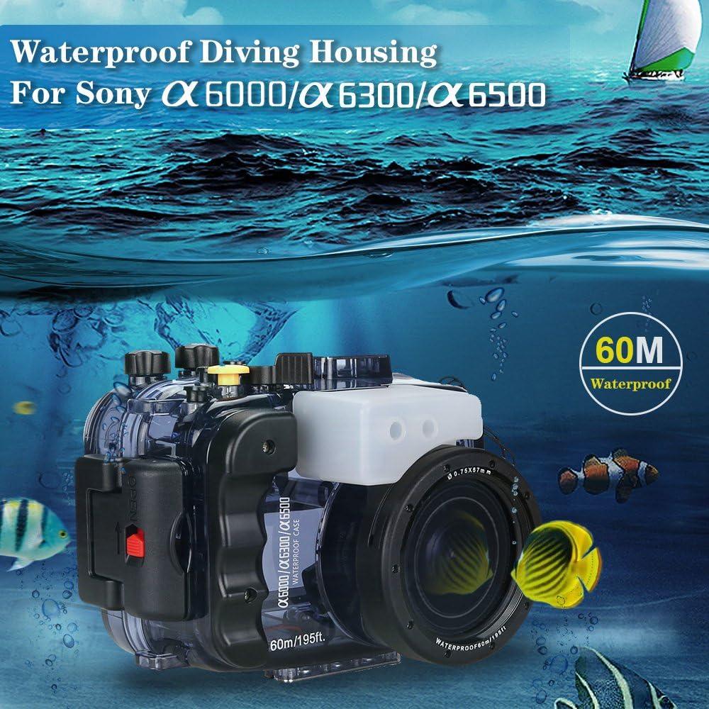 Carcasa Submarina Impermeable Seafrogs para Sony A6000 A6300 A6500