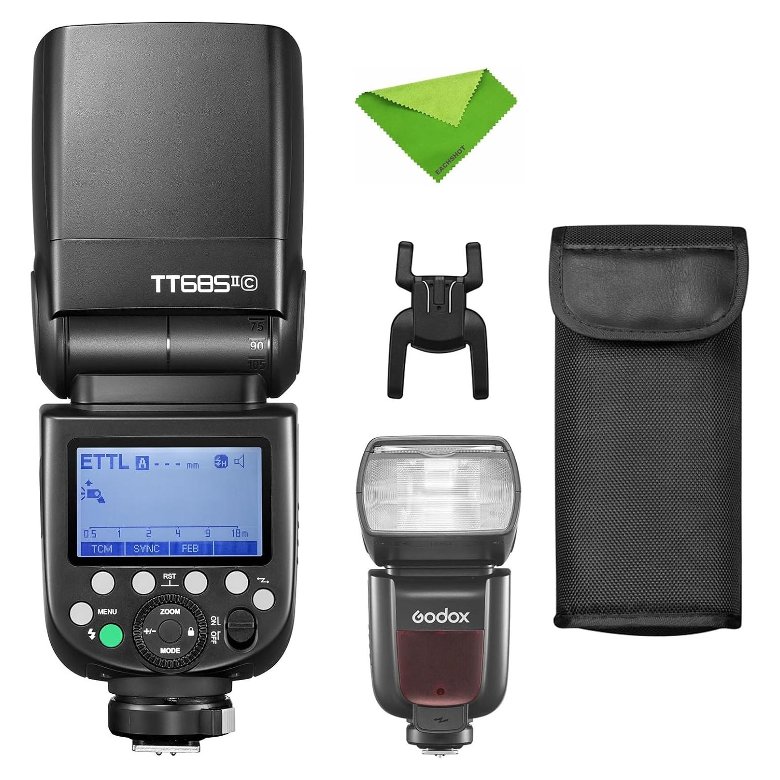 Flash Godox TT685II-C para Canon E-TTL Inalámbrico 2.4G