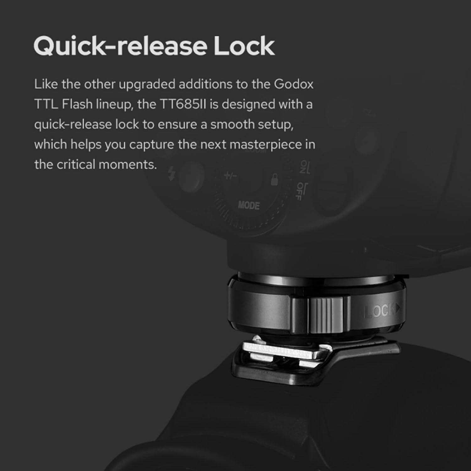 Flash Godox TT685II-C para Canon E-TTL Inalámbrico 2.4G