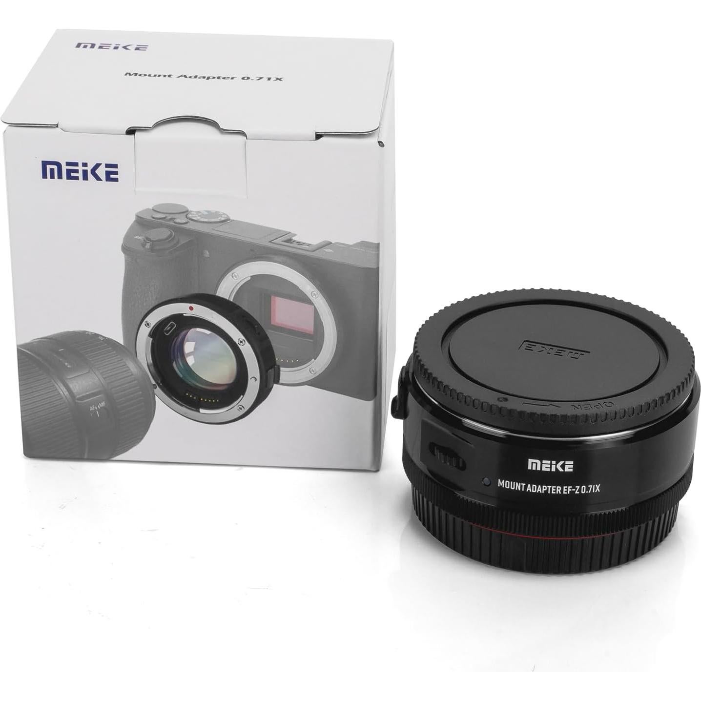 Adaptador de Montura Meike EFTZ-0.71X para Lentes Canon EF a Nikon Z