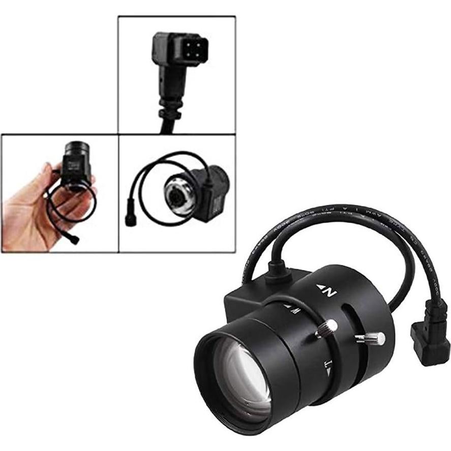 Lente Varifocal IR 5-50mm F1.6 Yohii para Cámara CCTV
