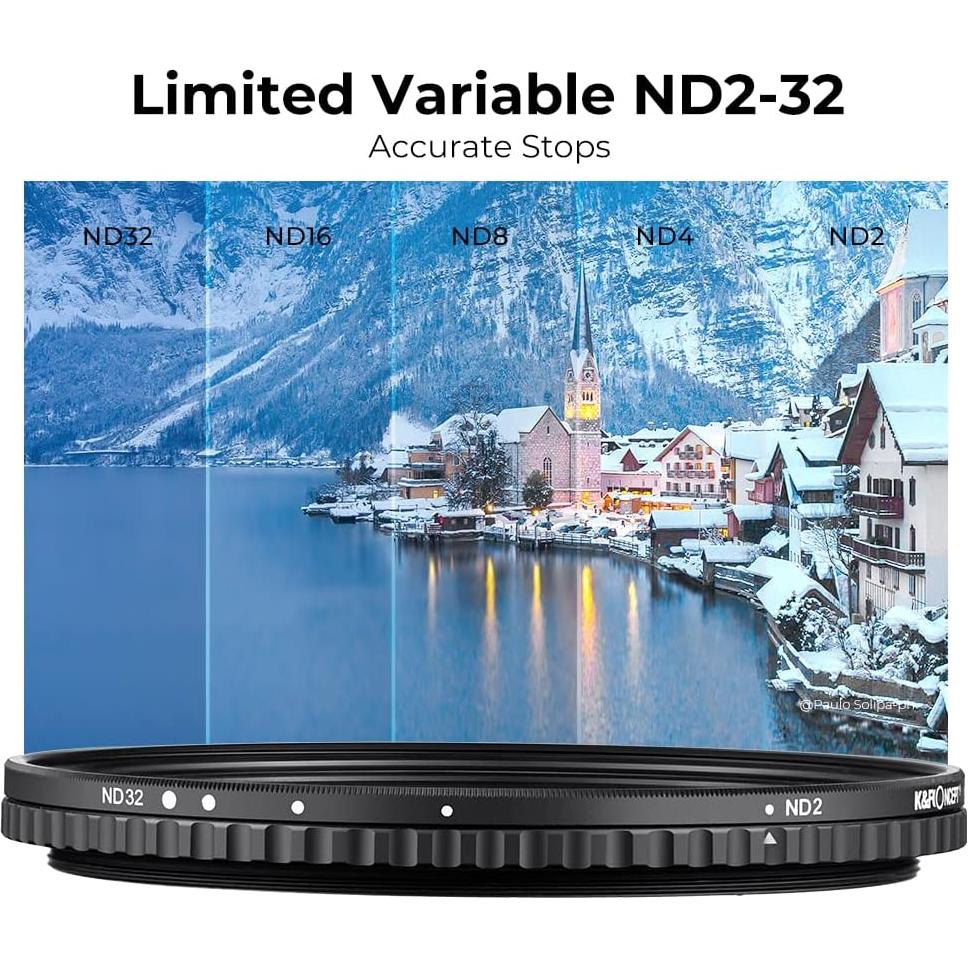 Filtro ND Variable K&F Concept 46mm Densidad Neutra HD