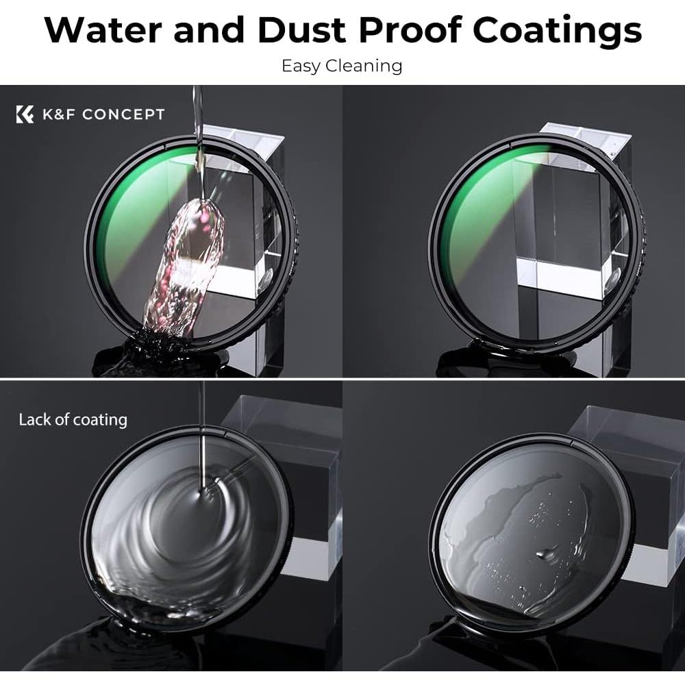 Filtro ND Variable K&F Concept 46mm Densidad Neutra HD