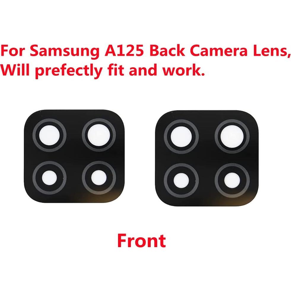Paquete de 2 Lentes de Cristal Cámara Samsung Galaxy A12 2020