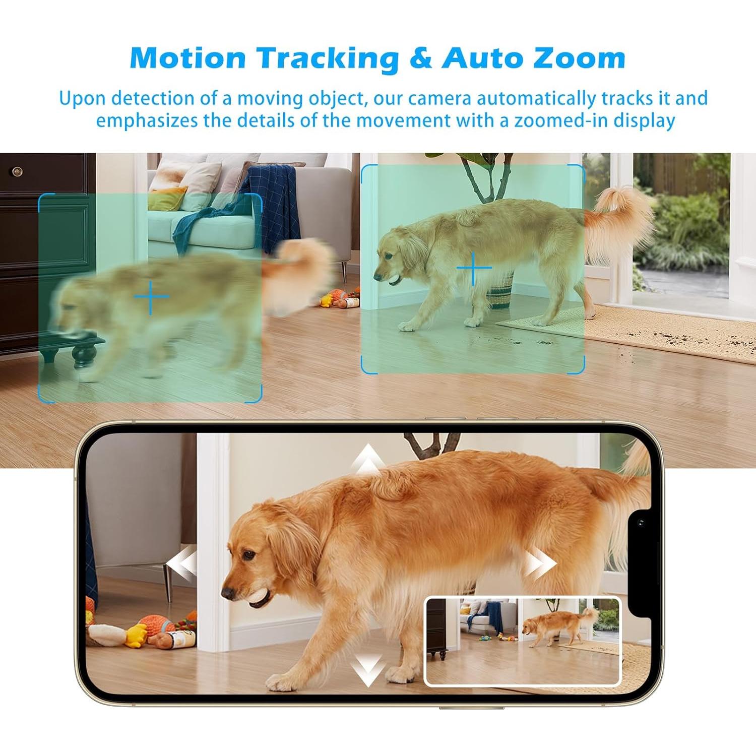 Cámara de Seguridad Interior Guoanvision S800 6MP 1080p WiFi 5G