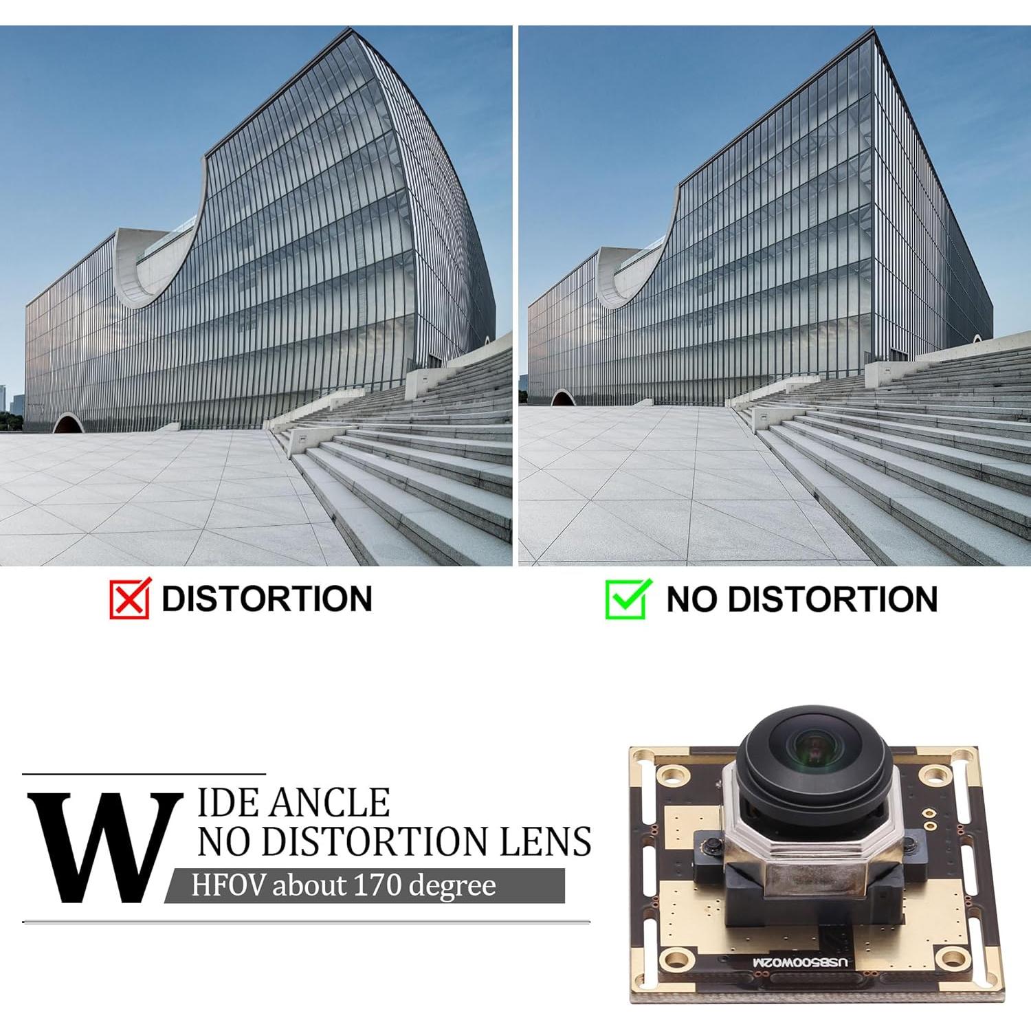 Cámara USB Autofocus 5MP Magnolia con Lente Ojo de Pez 170°