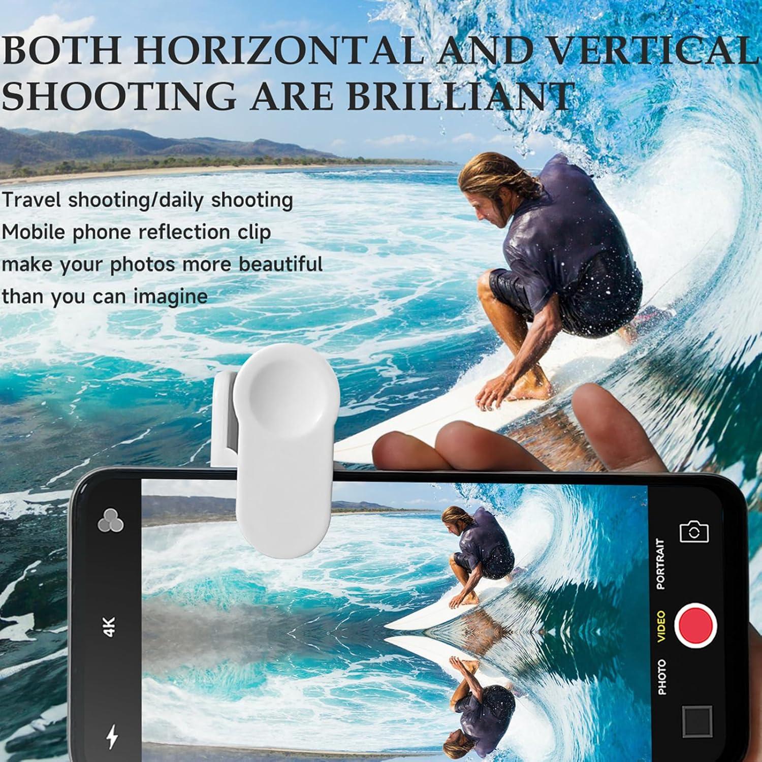 Espejo de Reflexión Clip WOWNOVA para Cámara de Smartphone