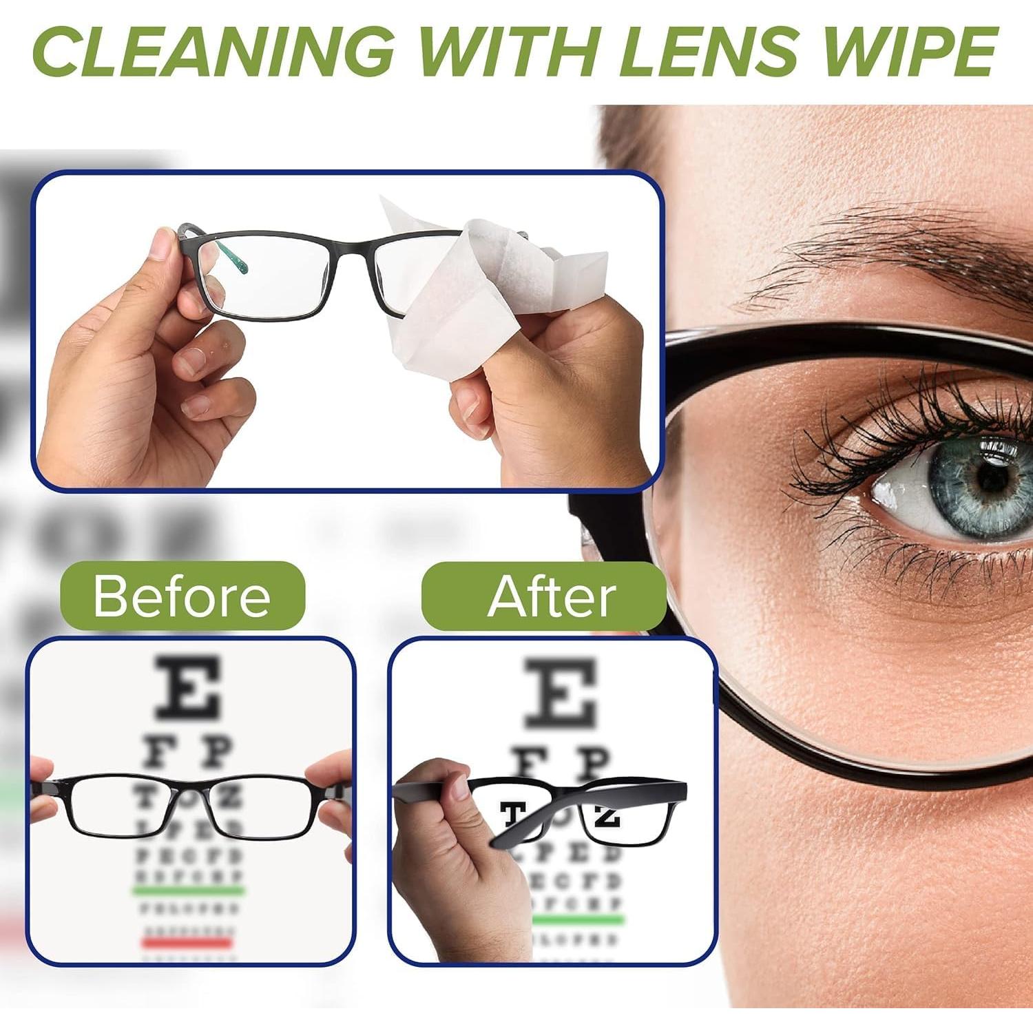 Toallitas Limpiadoras de Lentes HAADI 72 Unidades Ecológicas