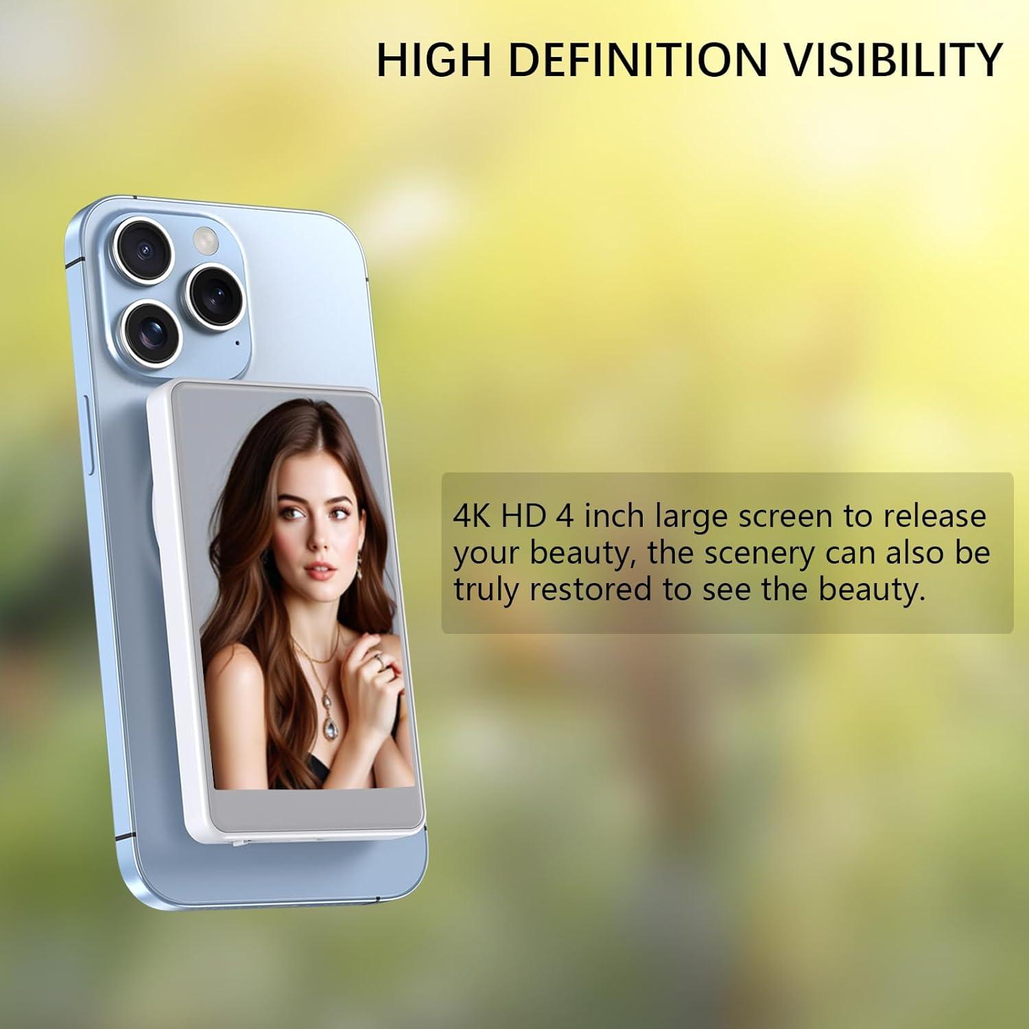 Monitor Selfie Inalámbrico KEPAICHI para iPhone y Samsung