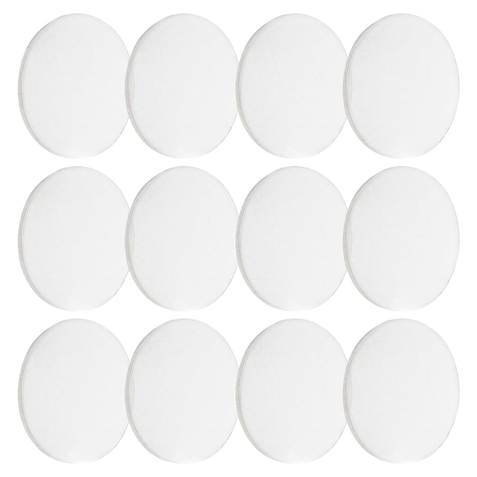 Juego de 12 Lentes Convexas de Acrílico 2.5cm para Experimentos