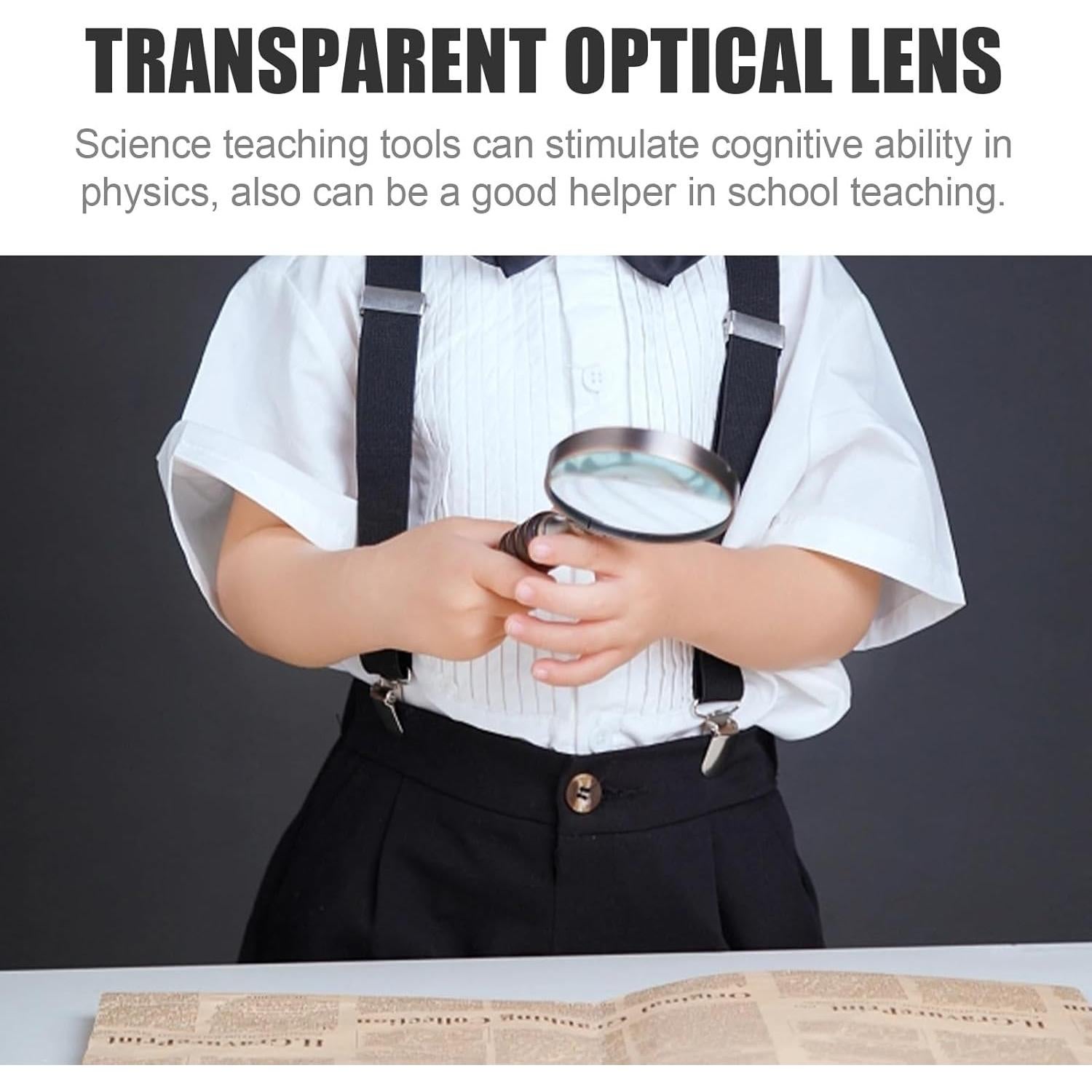 Juego de 12 Lentes Convexas de Acrílico 2.5cm para Experimentos