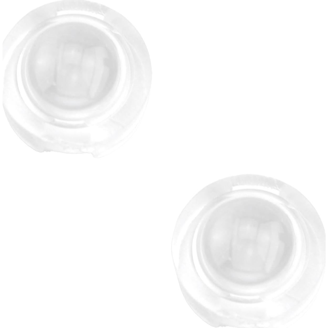 20 Lentes Convexas Transparentes 15 Grados 13mm para LED