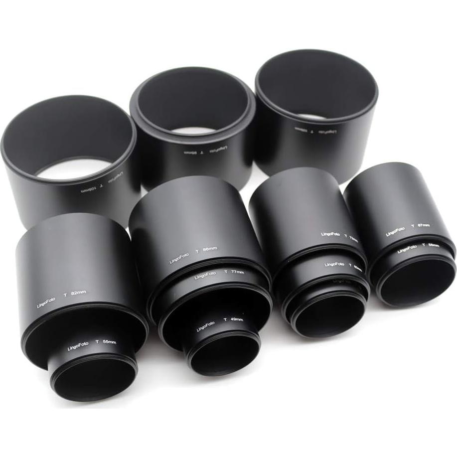 Capucha de Lente de Metal LINGO 82mm para Teleobjetivo
