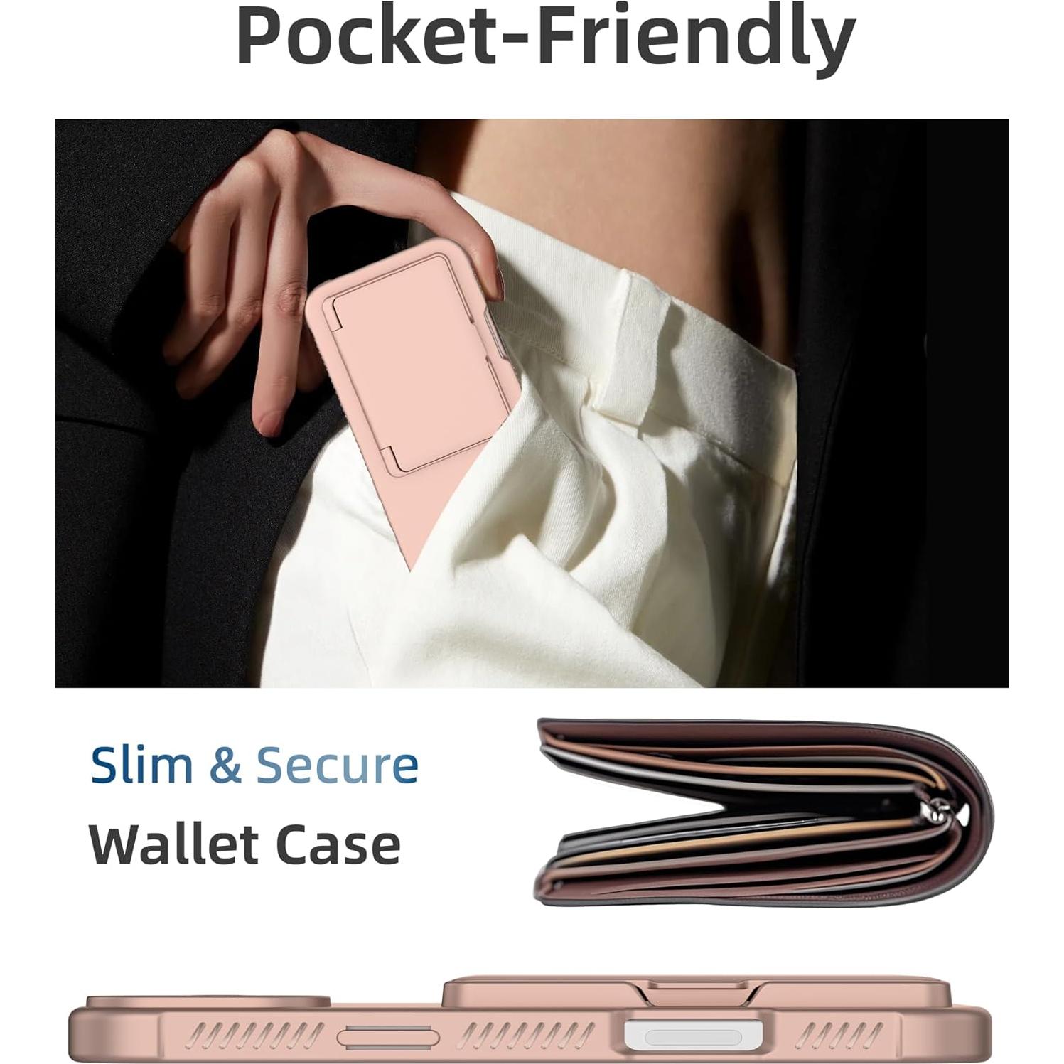 Funda para iPhone 16 6.1" BANLEA con protector y billetera