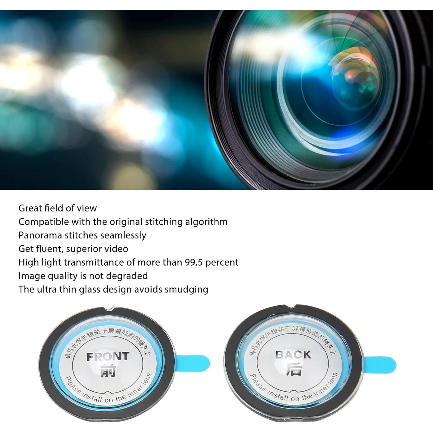 Protector de Lente Doble para Cámara Insta360 X3 - Zopsc