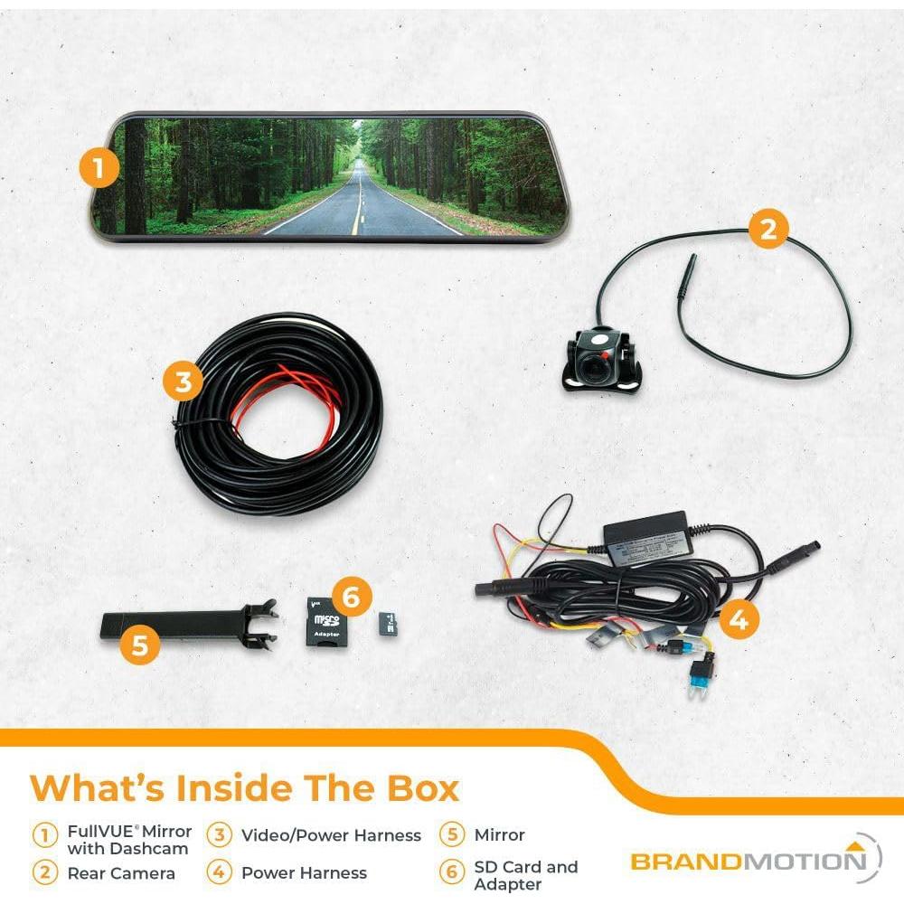 Sistema de Espejo y Cámara FullVUE Brandmotion FVMR-1100