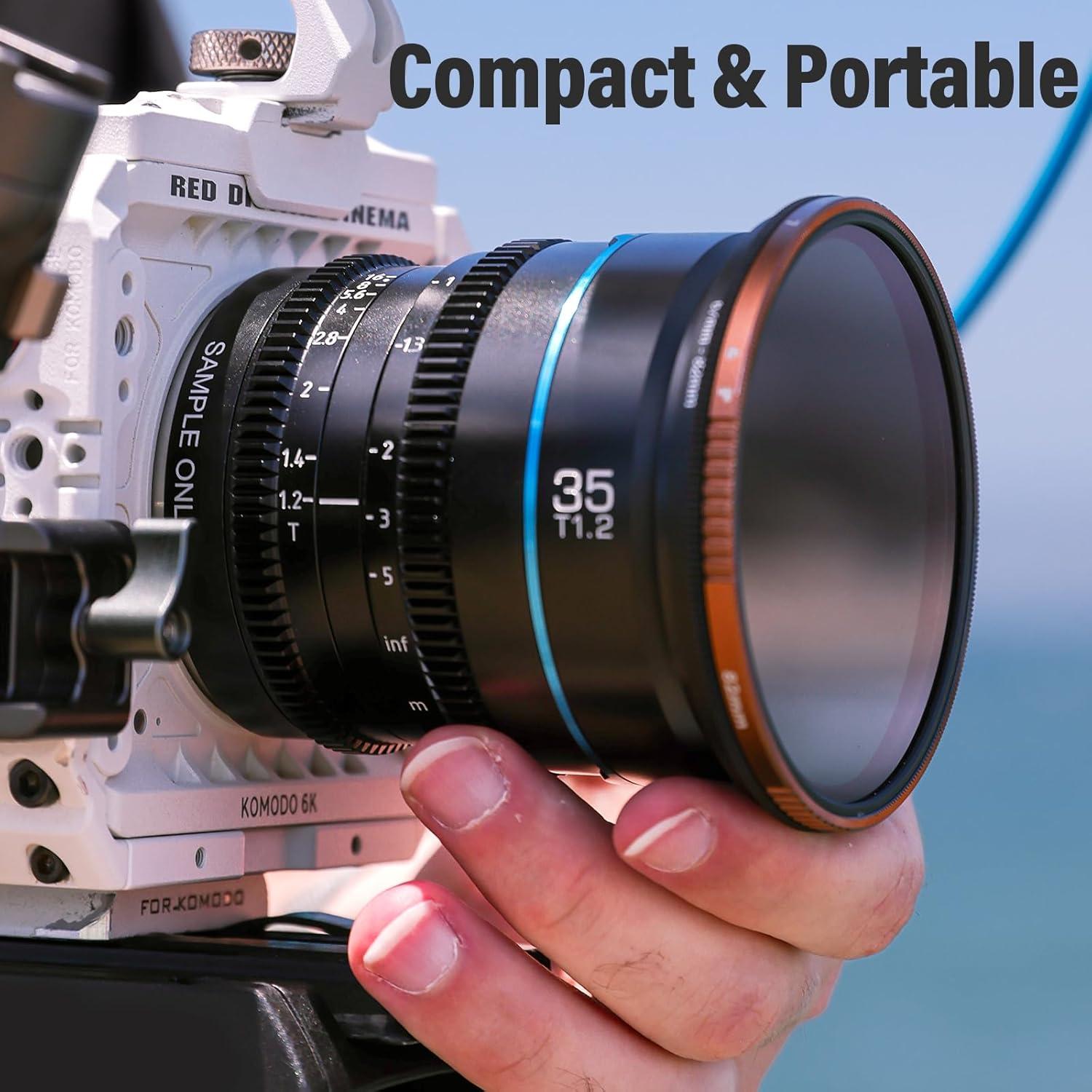 Juego de Lentes de Cine SIRUI Night Walker T1.2 24mm 35mm 55mm