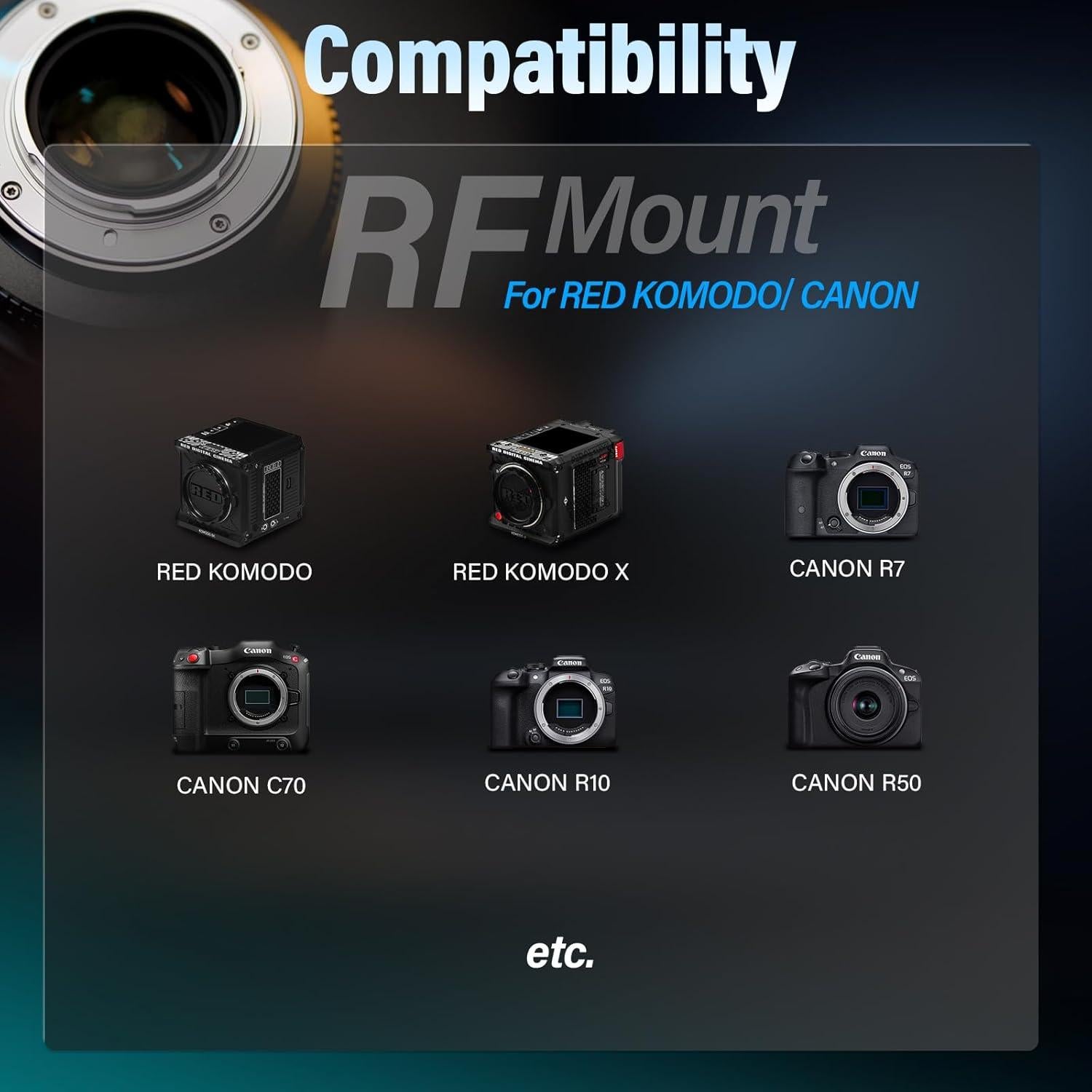 Juego de Lentes de Cine SIRUI Night Walker T1.2 24mm 35mm 55mm