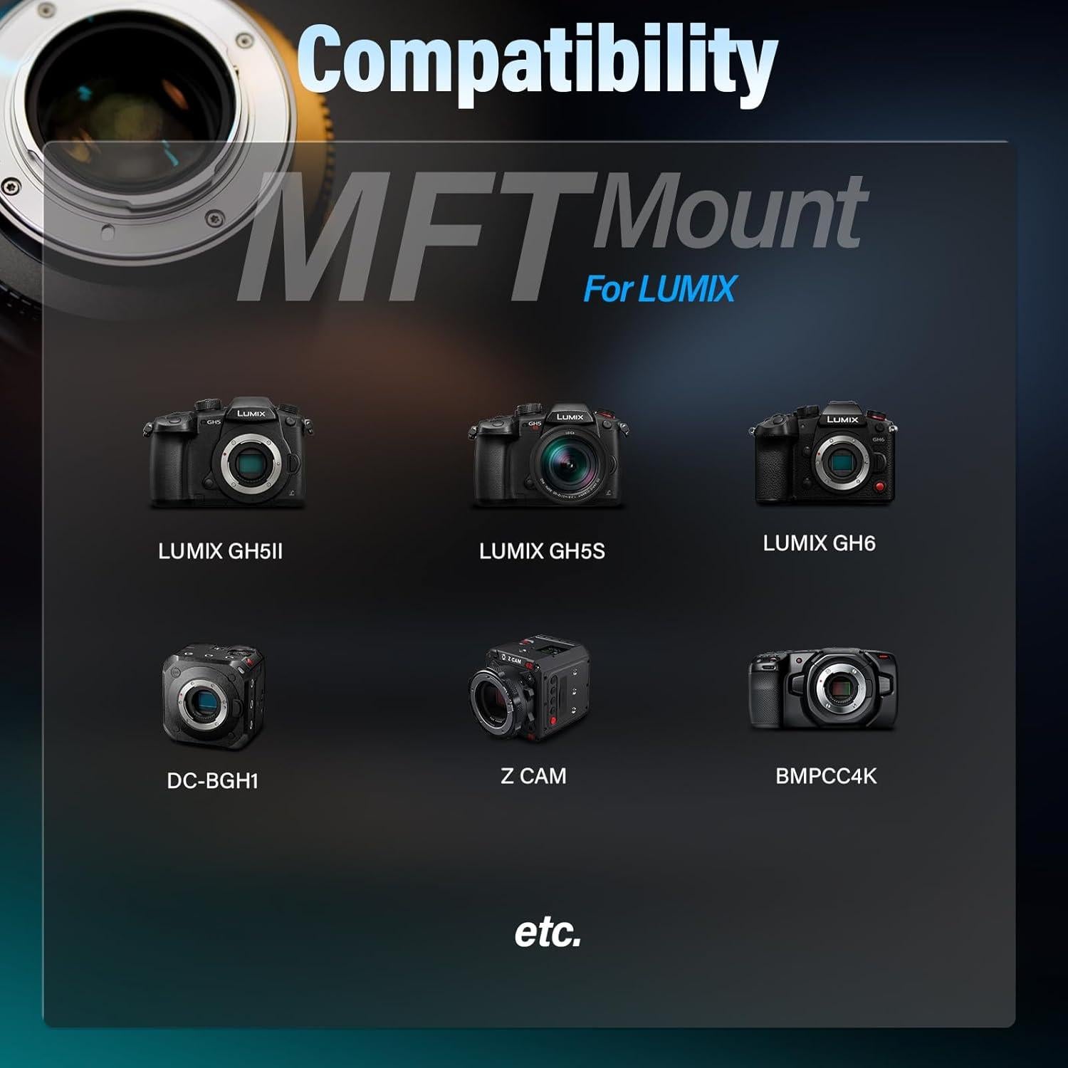 Juego de Lentes de Cine SIRUI Night Walker 16mm 75mm T1.2 M4/3