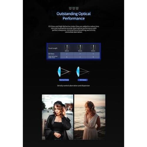 Lente Cine SIRUI Night Walker 55mm T1.2 APS-C Negro