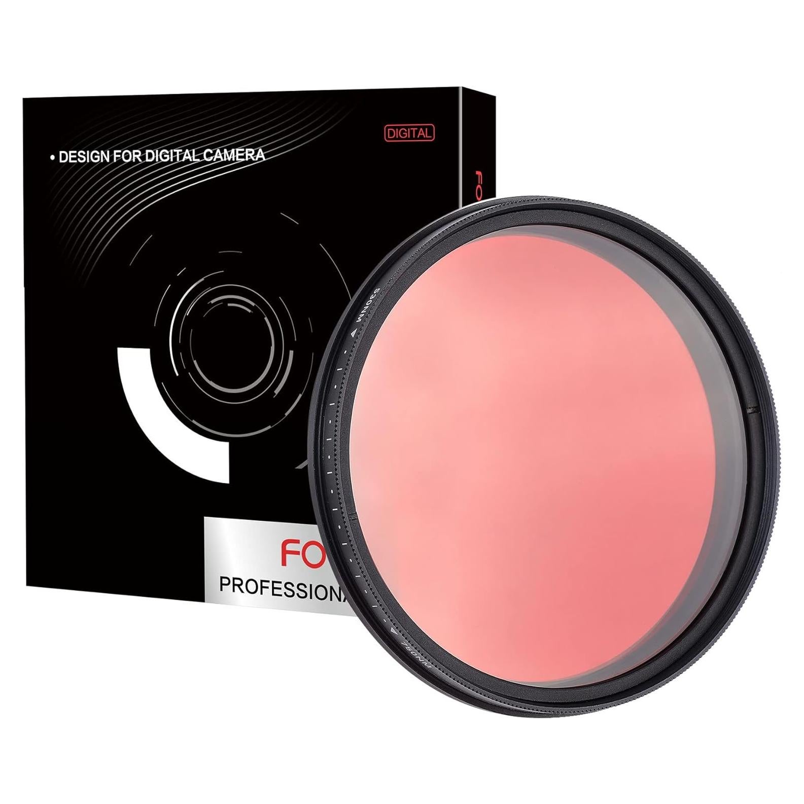 Filtro Infrarrojo Ajustable Fotga 67mm para Cámara DSLR