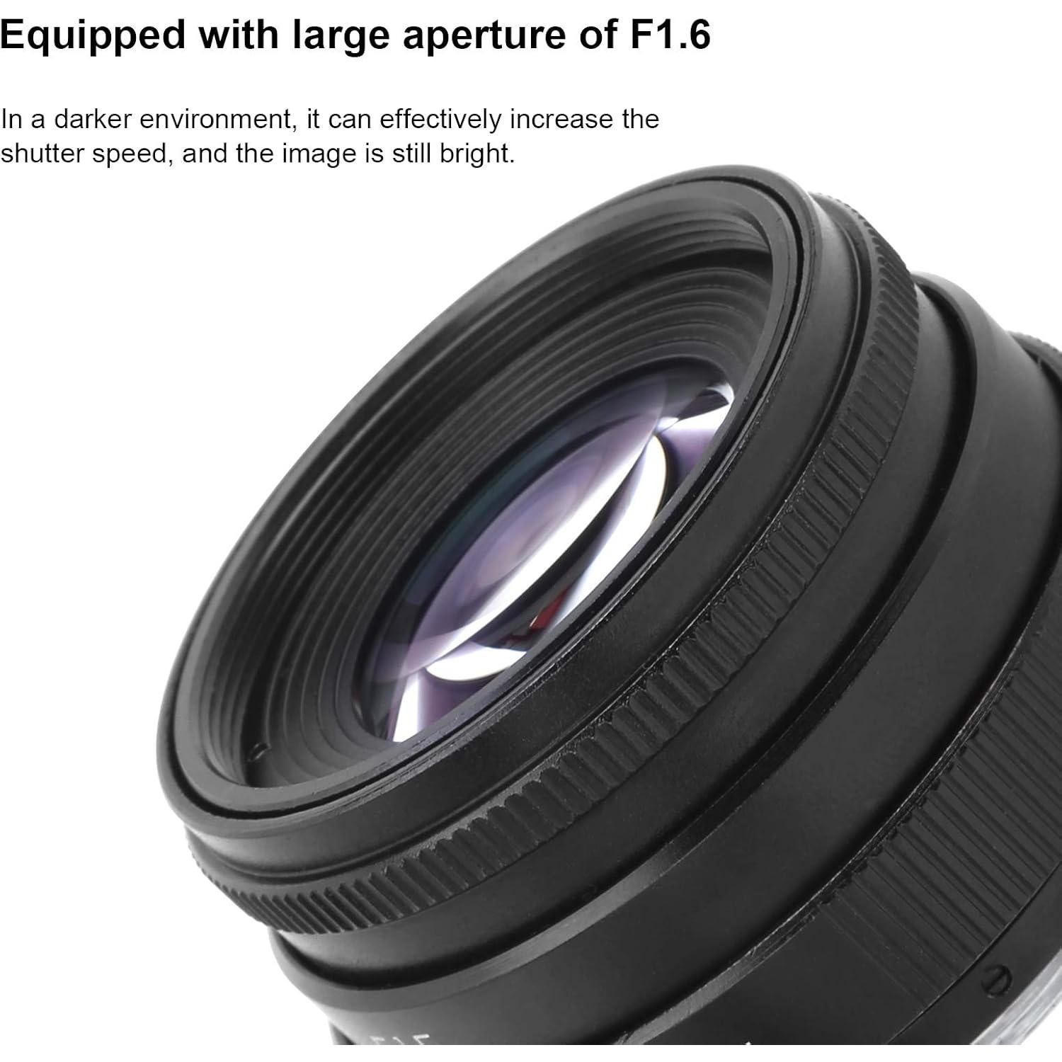 Lente Goshyda 35mm F1.6 Montura C Manual Vidrio Óptico