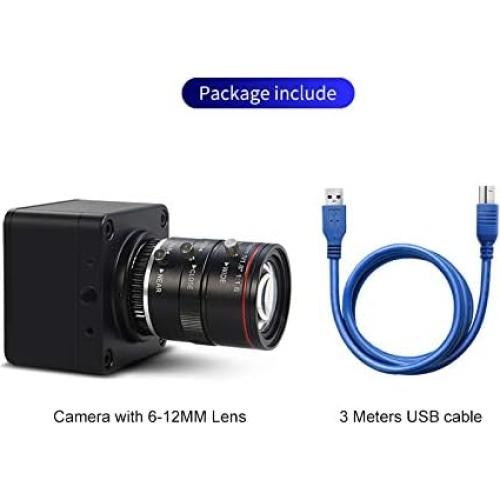 Cámara MOKOSE UC70 4K 30fps USB Lente Manual 6-12mm