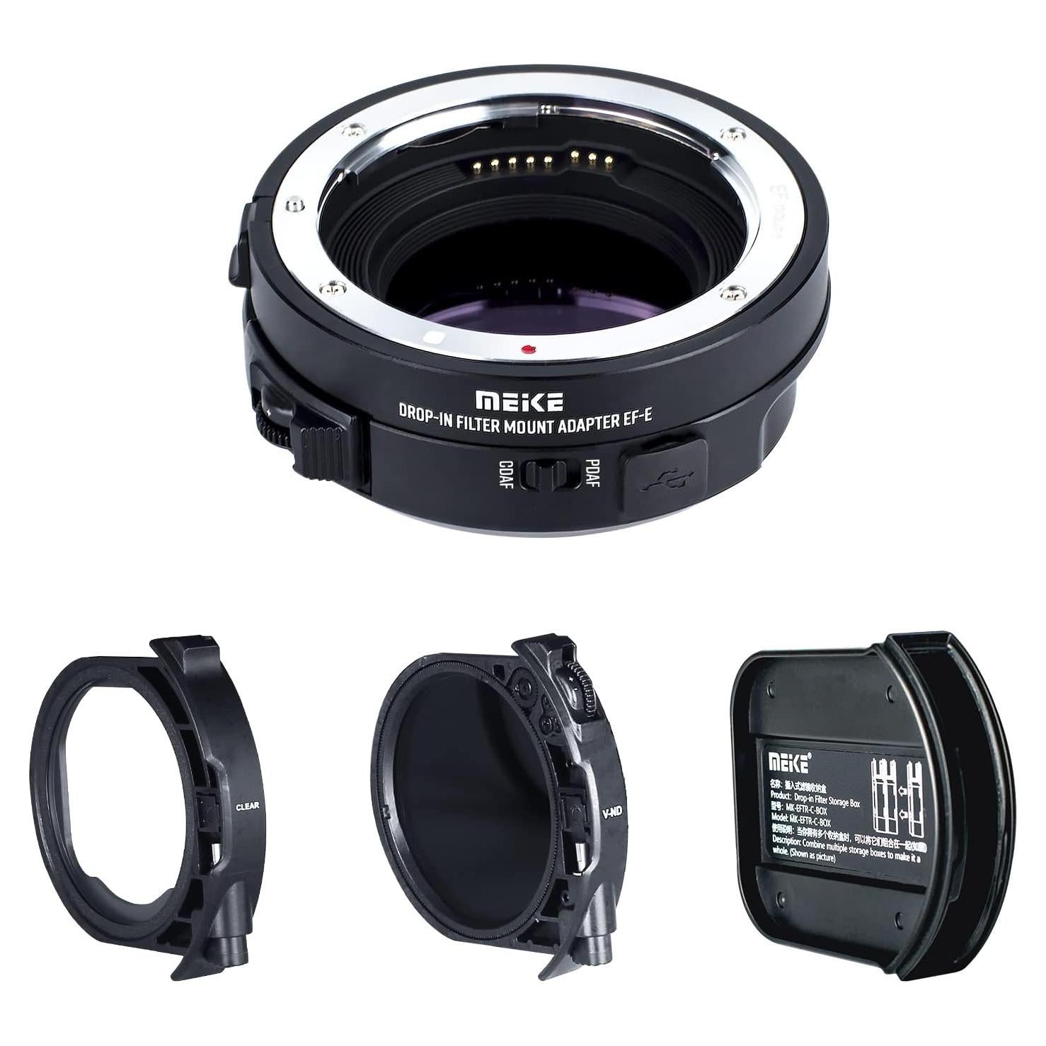 Adaptador Meike MK-EFTE-C para Lentes Canon EF a Sony E
