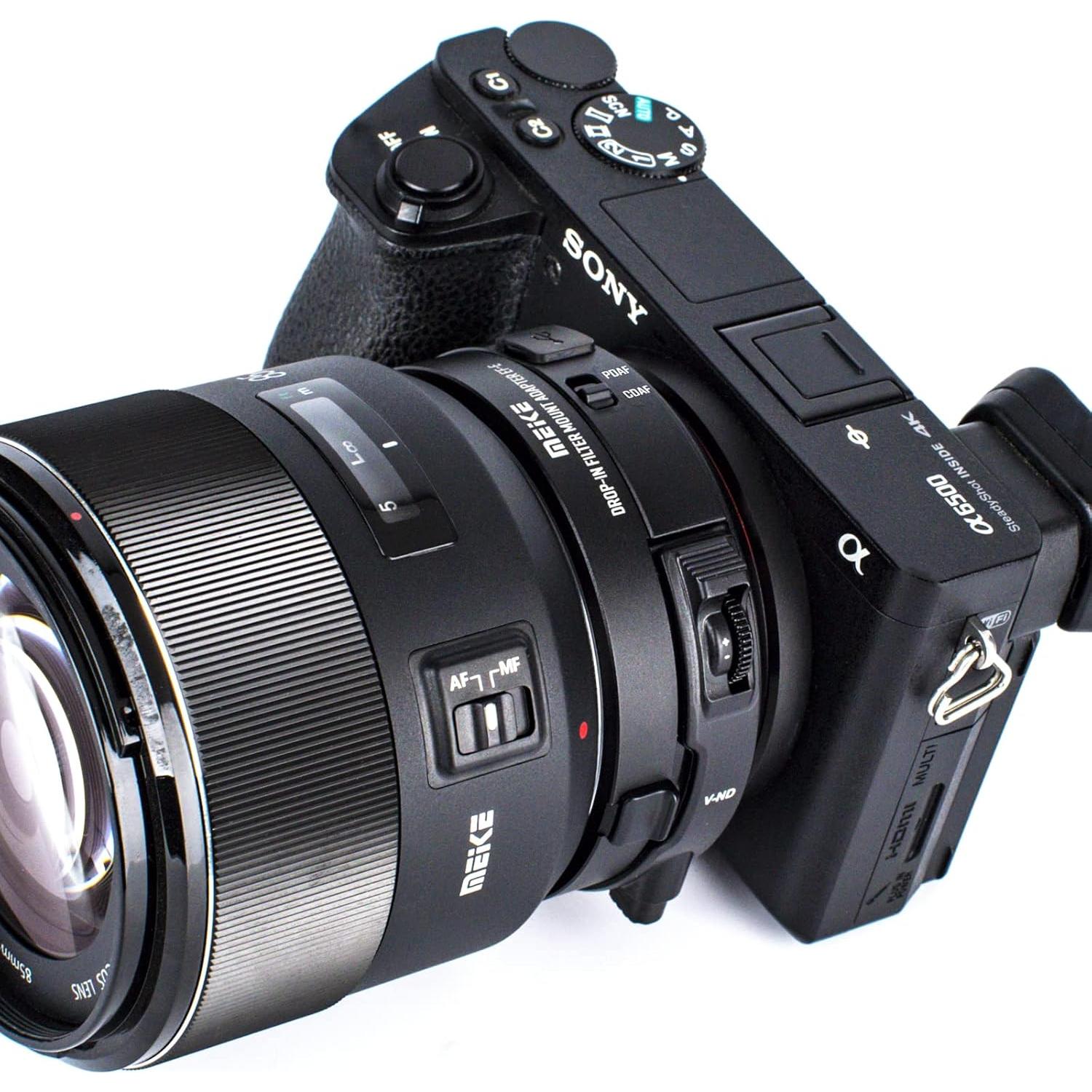 Adaptador Meike MK-EFTE-C para Lentes Canon EF a Sony E