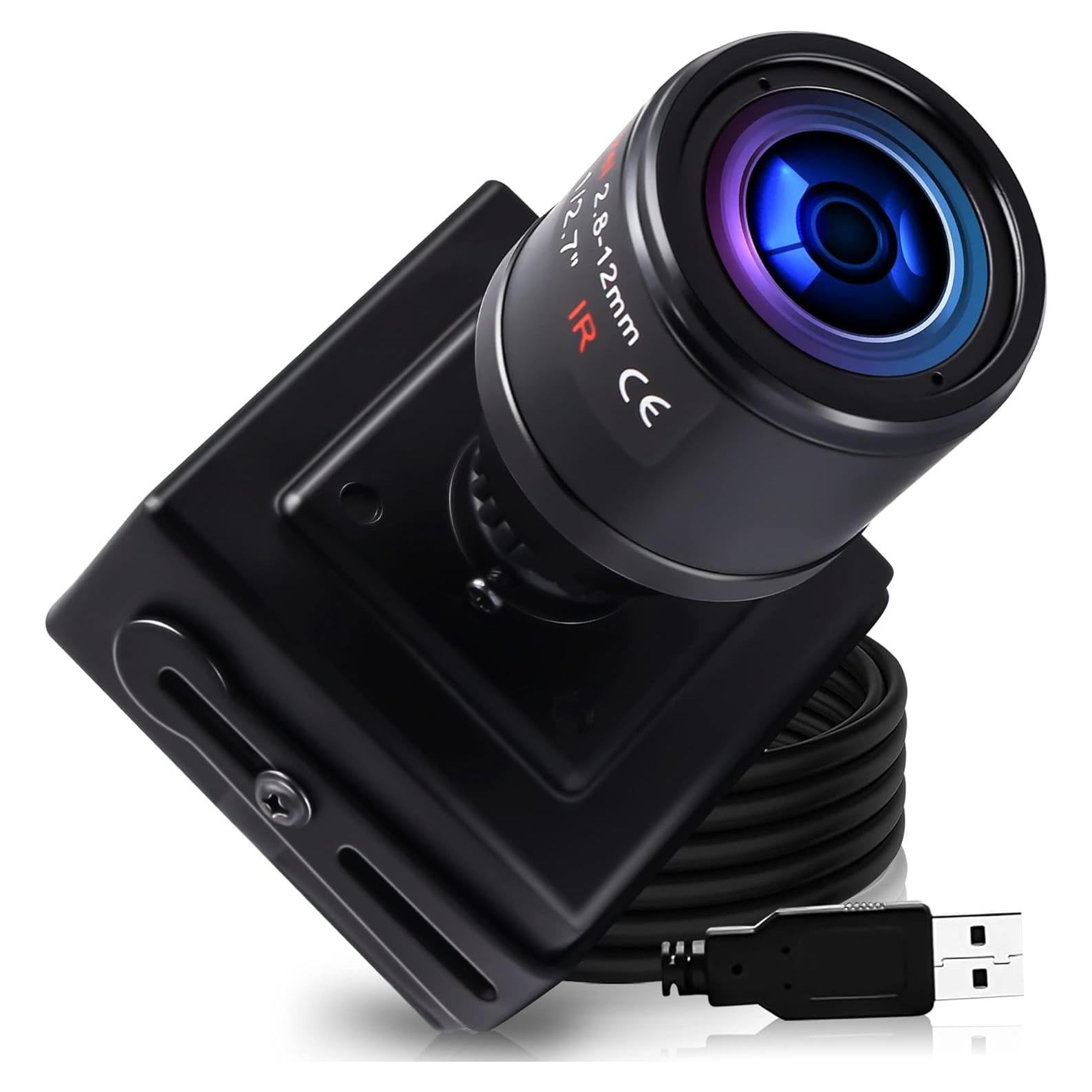 Cámara USB ELP 1.3MP Varifocal 2.8-12mm 960P para PC