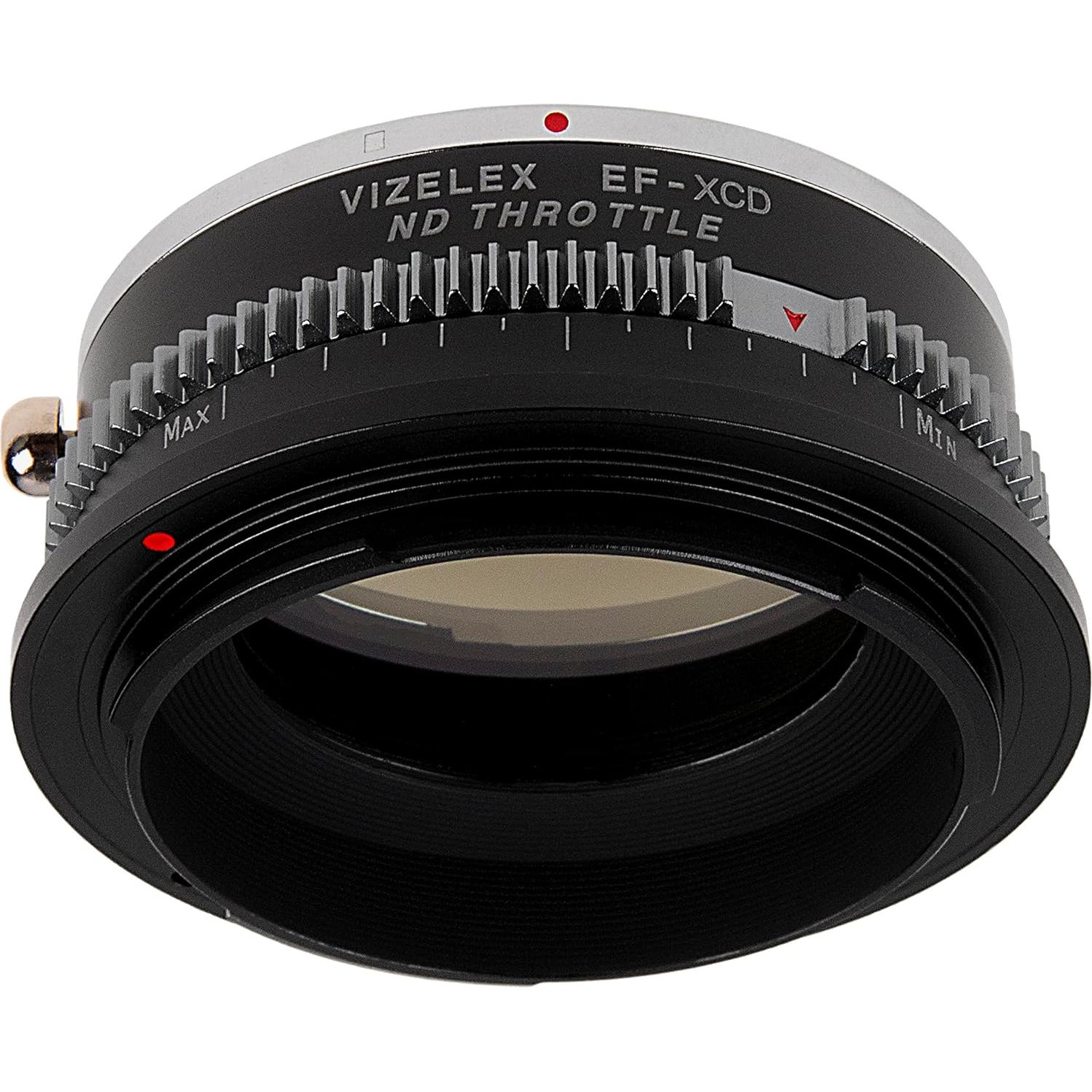 Adaptador de lente Fotodiox EF a Hasselblad XCD con filtro ND