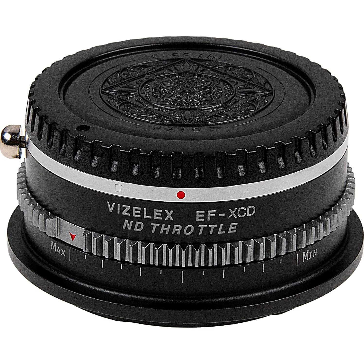 Adaptador de lente Fotodiox EF a Hasselblad XCD con filtro ND