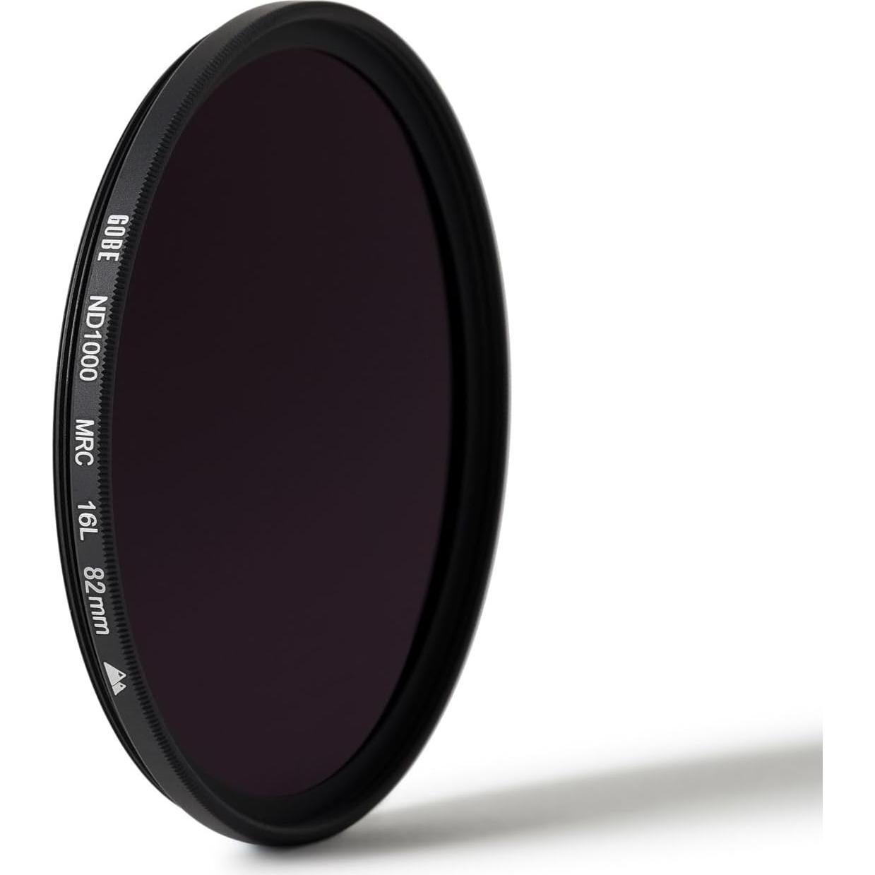 Filtro de lente ND 82mm Gobe ND1000 10 pasos para fotografía