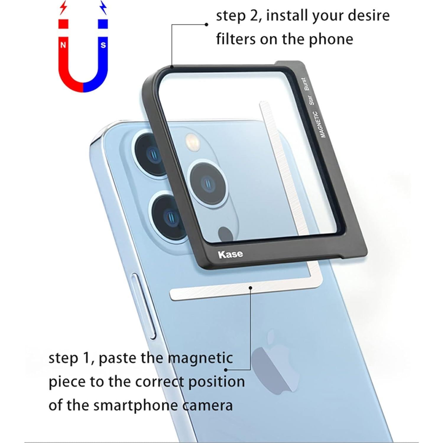 Filtro ND1000 Cuadrado Magnético Kase para Teléfonos Móviles