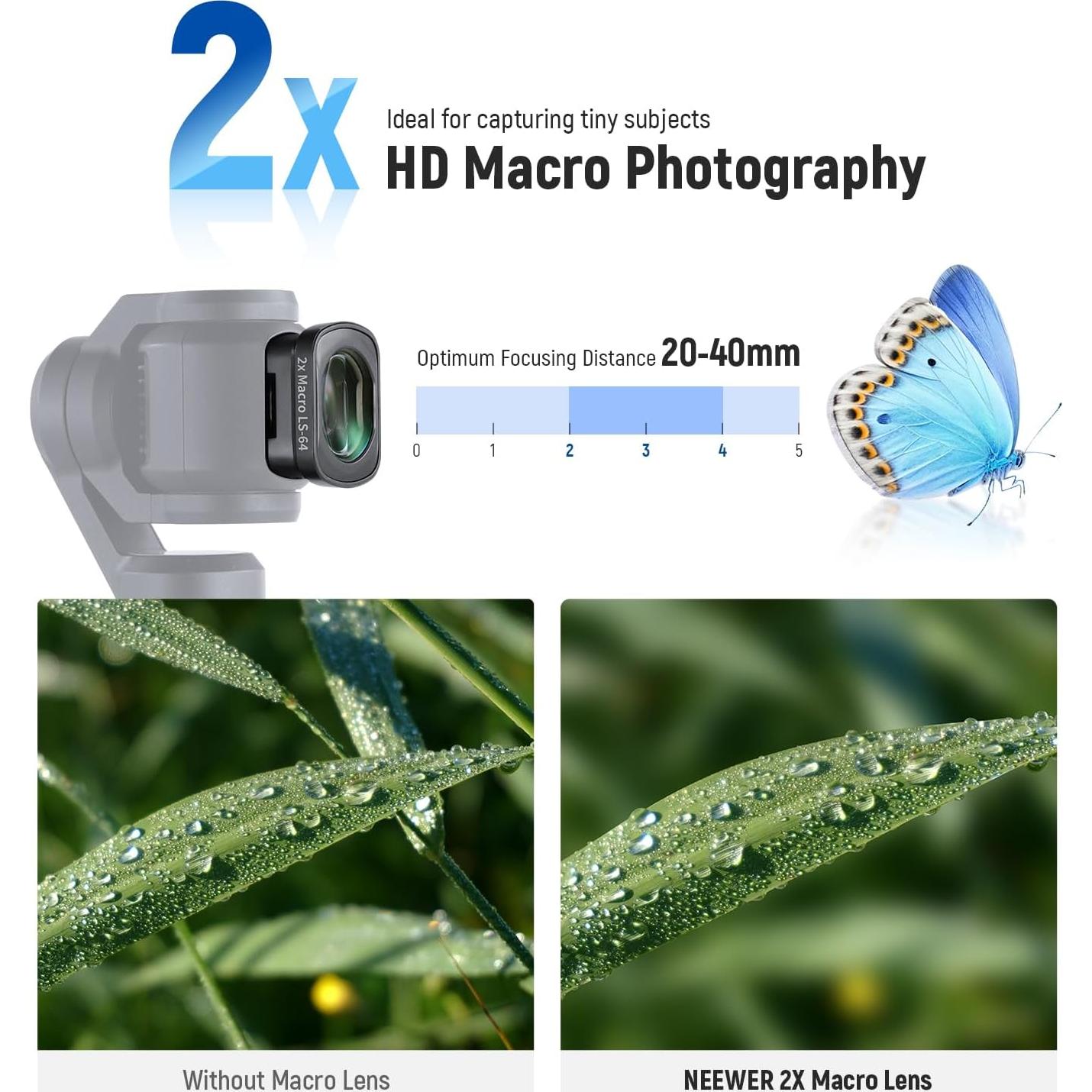 Kit de Filtros y Lentes NEEWER para DJI Osmo Pocket 3