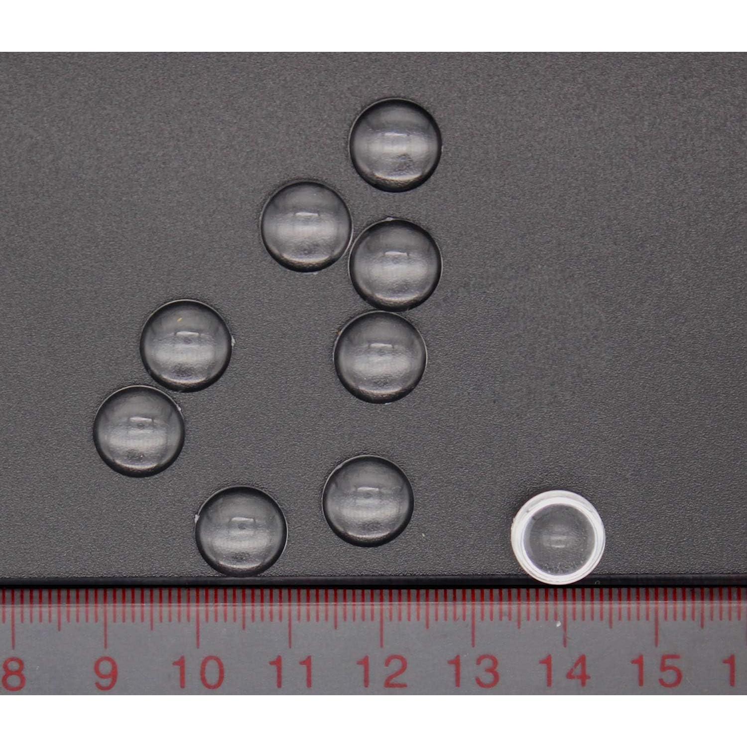 10 Piezas Lente Óptica LED Convexa 10MM JIATONG Ajustable