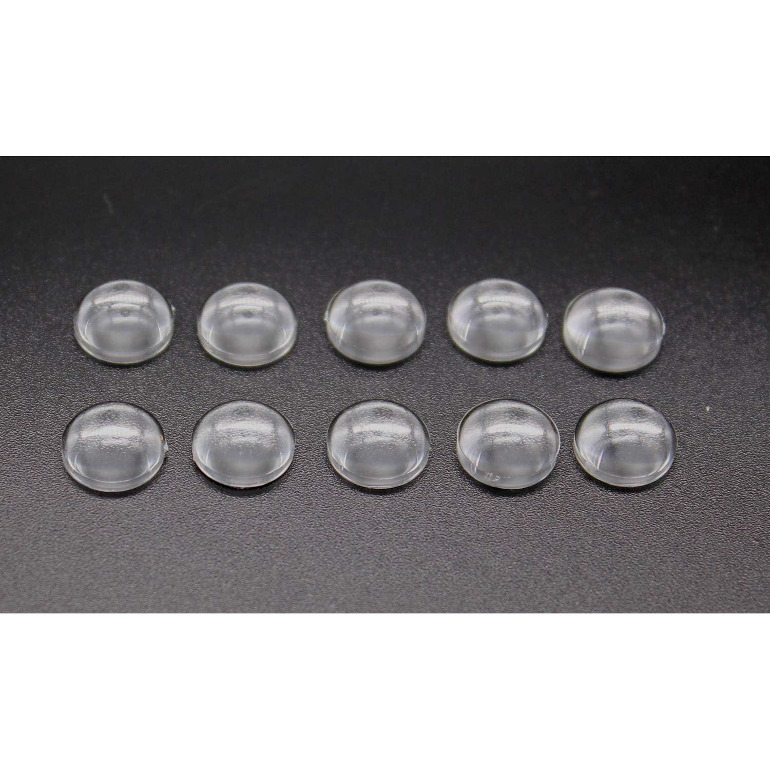 10 Piezas Lente Óptica LED Convexa 10MM JIATONG Ajustable