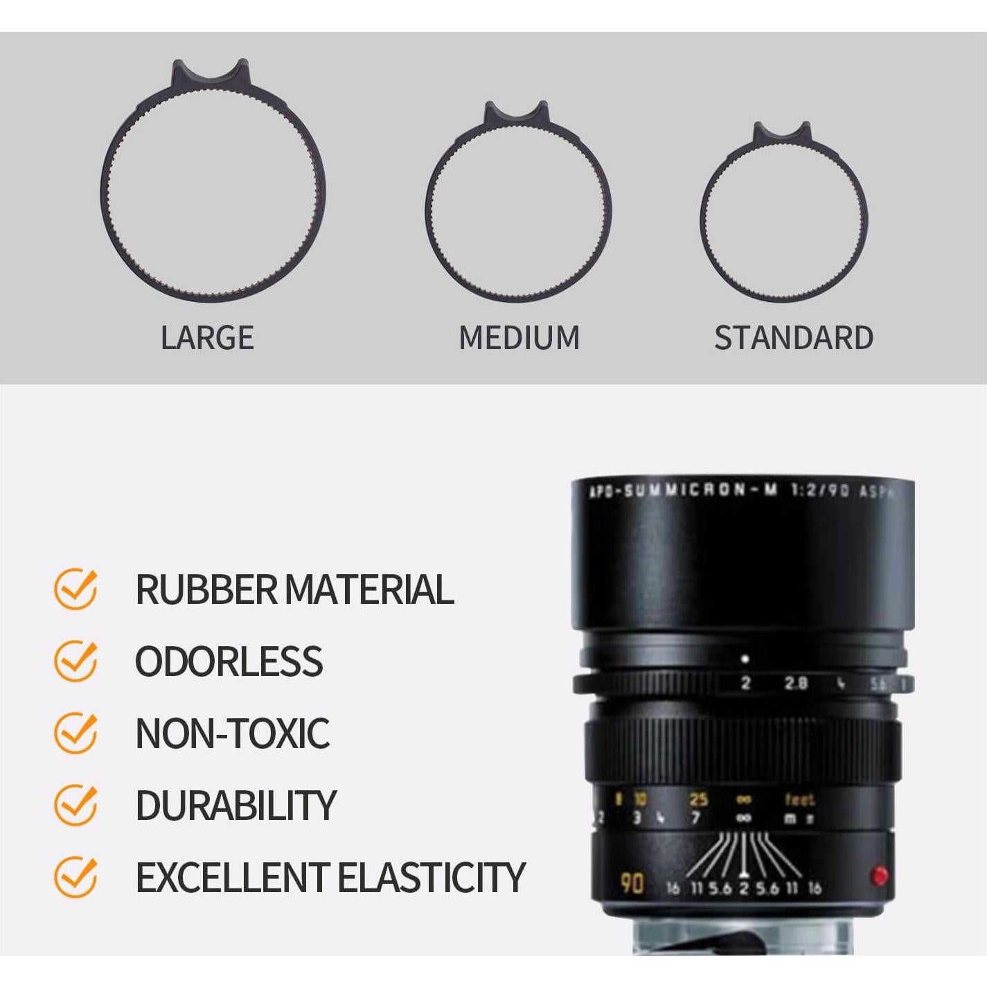 Tab de Lente eTone Mediano 50mm a 64mm Goma Antideslizante