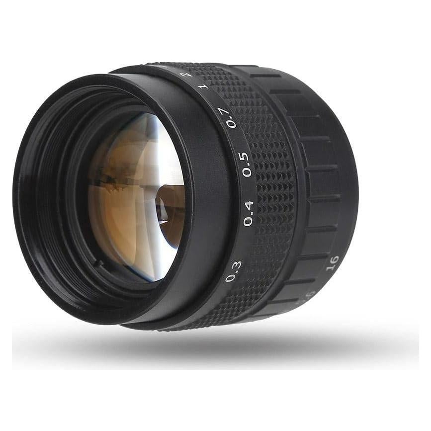 Lente CCTV 50mm f/1.4 Serounder Montura C Enfoque Manual