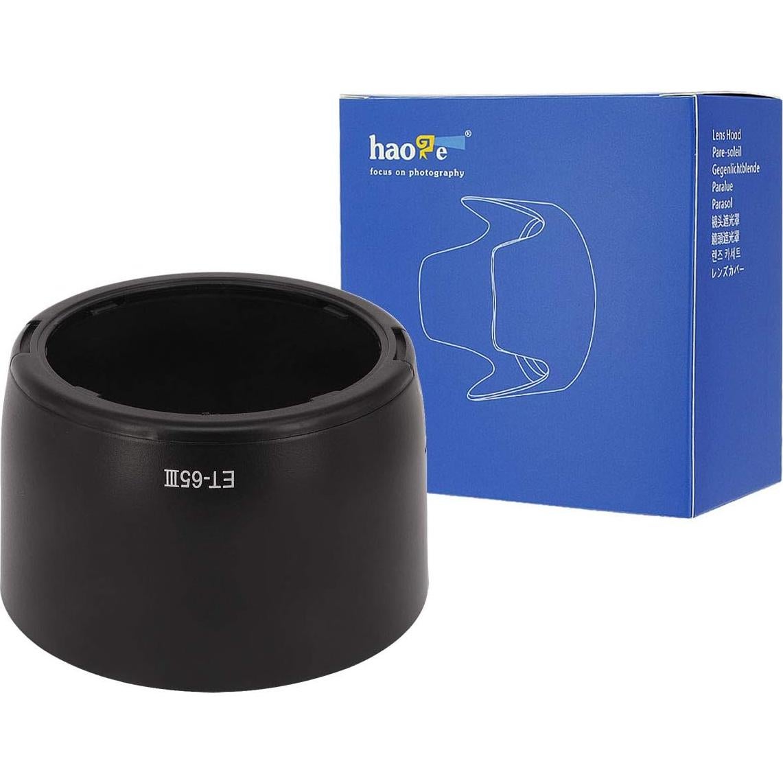 Gorro de Lente Bayoneta Haoge para Canon EF 85mm y más