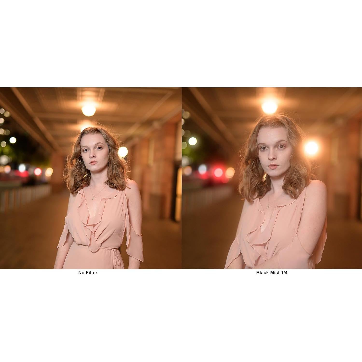 Filtro de vidrio óptico Kase Black Mist 1/4 72mm con adaptador