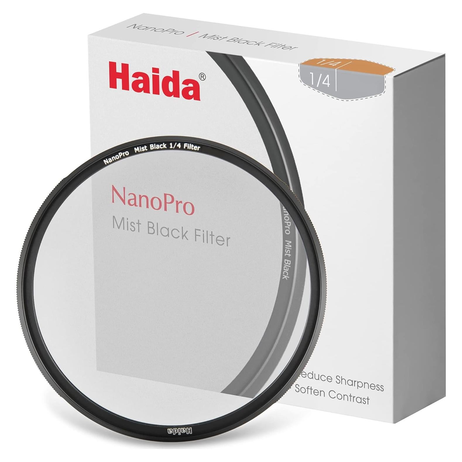 Filtro de vidrio óptico Haida NanoPro HD4651-58 58mm Soft Focus