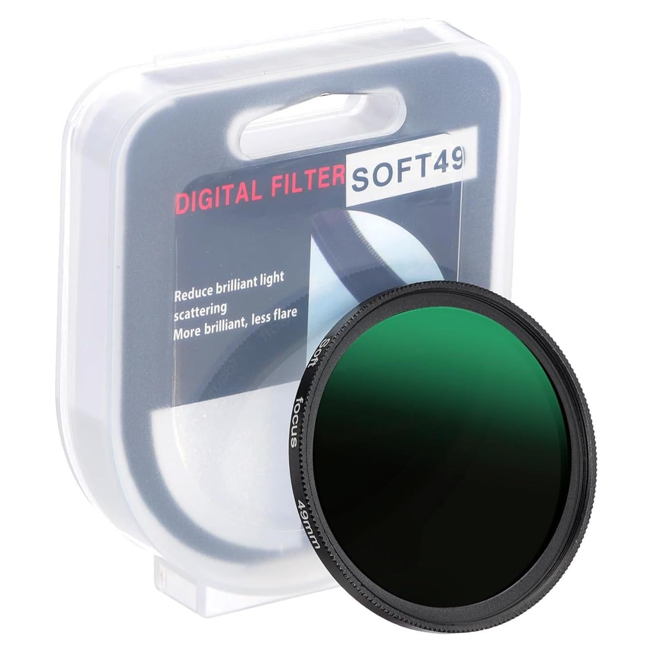 Filtro de Niebla PATIKIL 49mm Vidrio Óptico para Fotografía