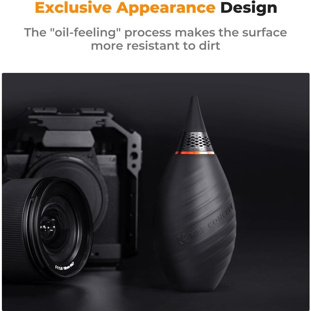 Adaptador de Montura de Lente K&F Concept con Soplador de Aire